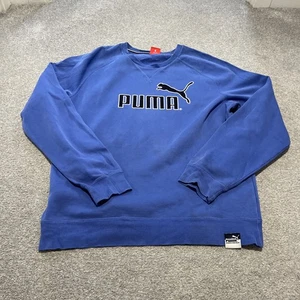 Puma Sweatshirt Men’s Large Top Pullover Jumper Crew Neck Vintage Logo - Picture 1 of 7