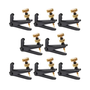 8 Pcs Violin Fine Tuner Set, Tailpiece Tuners for 4/4 Violin, Easy Installation - Picture 1 of 8