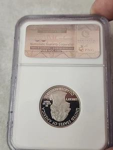 2009-S Clad 25c Silver District of Columbia Quarter NGC PF70 Ultra Cameo - Picture 1 of 2