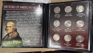 First Commemorative Mint Inc. 100 Years of American Nickels 9 pc. set - Picture 1 of 4