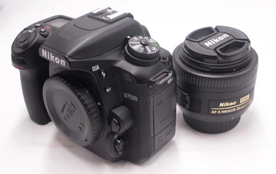 Nikon D7500 DSLR Camera w/ 35mm 1.8 Lens &SDCARD - SHUTTER COUNT Only 9580 - Image 1 of 4