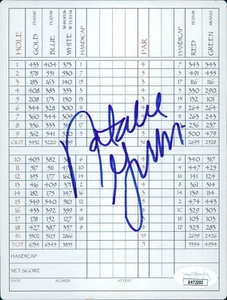 Natalie Gulbis LPGA Golfer Signed The Ridge Golf Club Scorecard JSA Authentic - Picture 1 of 3