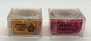 102 Vintage 1970's Stickers ~ Jesus Saves & Happiness Is Knowing Christ - Picture 1 of 4