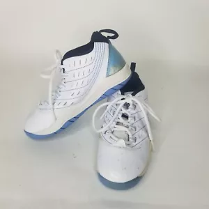 Nike Air Jordan High Top Sneakers Kleinkind Jungen Größe 12C Velocity weiß blau - Bild 1 von 12