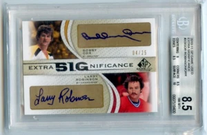 2010-11 SP Game Used Extra SIGnificance #XSG-OR Larry Robinson/Bobby Orr 4/25 - Bild 1 von 2