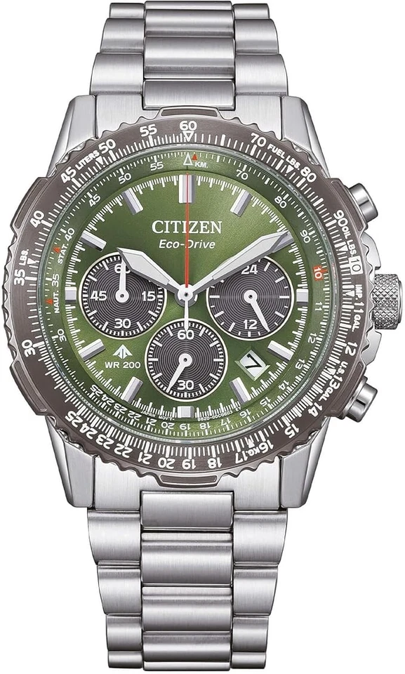 Orologio Citizen Promaster Navihawk Chrono Eco Drive Verde CA4664-60W