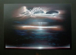 Andreas Nottebohm Ingresso Oscuro 1988 Ltd Ed Serigrafia firmata a mano - Foto 1 di 4