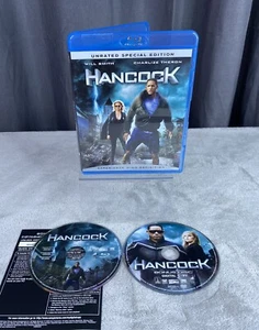 Hancock (Blu-ray Disc, 2008, 2-Disc Set) MINT - Foto 1 di 6