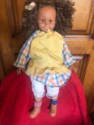 Poupee BERJUSA DIT POUPEE D EXPRESSION 50 CM VINTAGE VETEMENT BERJUSA - Photo 1/4