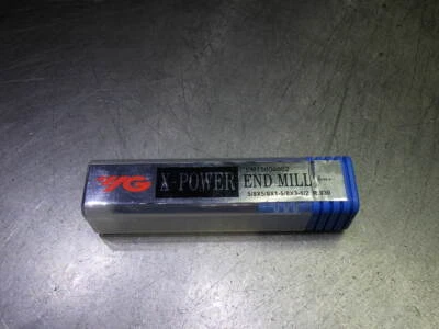 YG-1 X-Power 5/8 英寸 4 长笛硬质合金 CR 粗加工端铣 EM15604002 (LOC548A) — 第 1/3 张图片
