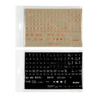 2 Blatt Desktop Tastatur Aufkleber für Laptop Buchstaben Laptops