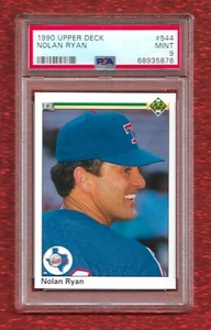 1990 UPPER DECK #544 NOLAN RYAN PSA 9 MINT HOF RANGERS METS ANGELS ASTROS - Picture 1 of 1