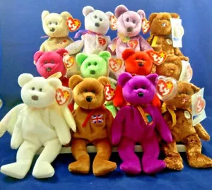 Varias colecciones retiradas de TY BEANIE BABY. Bears Year 1997 1998 1999 2000 2001 2002 - Imagen 1 de 119