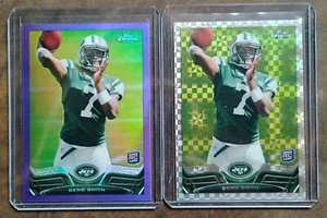 Geno Smith Lot 2013 Topps Chrome #21 (Purple/499 and X-fractor) FREE SHIP - Picture 1 of 2