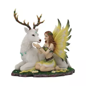Nemesis Now Adoration Hirsch und Frühlingsfee mittelgroße Figur - Bild 1 von 7
