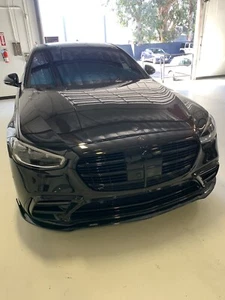 Brabus Logo Hood Emblem Badge "Gloss BLACK"Made In Germany Mbz S-CLASS W222 /223 - Picture 1 of 5