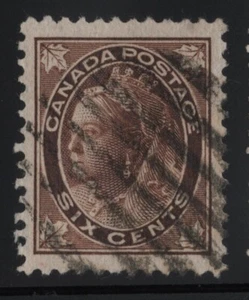 #71 Leaf 6c Canada used well centered XF cv $60 - Picture 1 of 2