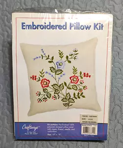 Craftways besticktes Kissen-Set Rhapsodie der Blumen 18"x18" NEU mehrfarbig - Bild 1 von 4