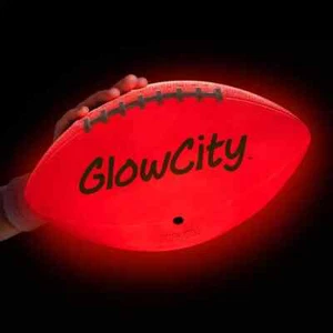 Glowcity Glow in the Dark Football - Light up LED Ball - Perfect for Evening Pla - Picture 1 of 6