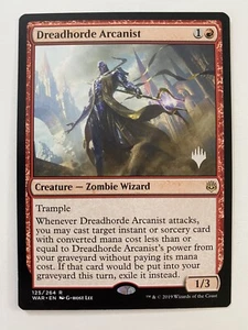 Dreadhorde Arcanist Magic The Gathering Sin Lámina *PROMO* GUERRA MT/NM PW Sello Envío Combinado - Imagen 1 de 2