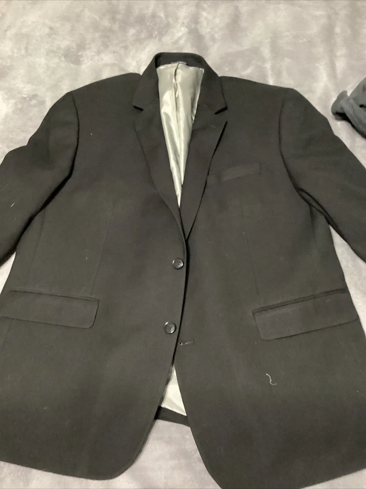 Traje Abrigo Croft & Barrow True Comfort Para Hombre Calce Clásico Talla 48R Negro Separado Foto 1 de 1