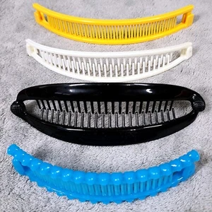 Vintage Goody Hair Accessories Banana Clips Clincher Twist Comb Colorful 1980s - Picture 1 of 9