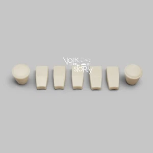 VW Classic BEETLE SAPPHIRE ONE RADIO BUTTON KNOBS REPLACEMENT IVORY - Picture 1 of 3