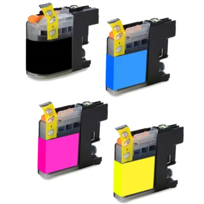 INKPRO 4 TINTAS COMPATIBLES PARA IMPRESORA BROTHER MFC-J470DW MFCJ470DW MFC J470DW 123