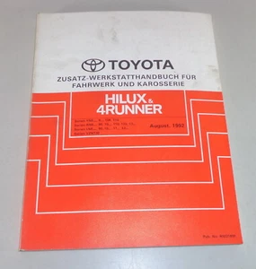 Manual de Taller Toyota Hilux / 4Runner Suplemento Stand 08/1992 - Imagen 1 de 1