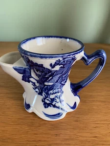 Vintage Blue Shaving Mug - Floris London, Ironstone Staffordshire, England - Picture 1 of 6