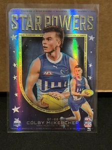 2025 Teamcoach Star Powers TEAM NORTH MELBOURNE COLBY McKERCHER SP60 CODE UNUSED - Picture 1 of 1