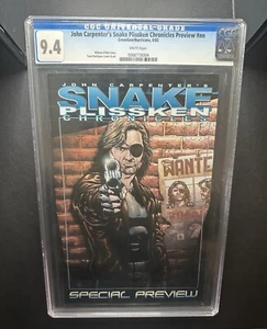 CGC 9.4 MARVEL COMICS John Carpenters SNAKE PLISSKEN CHRONICLES Special Preview - Bild 1 von 3