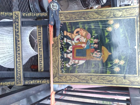 hand painted chairs from india Cover