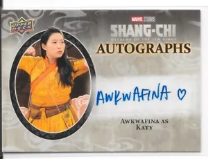 UD Marvel Shang-Chi Horizontal Auto Awkwafina as Katy HA-9 - Picture 1 of 1