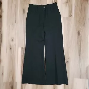 Anthropologie Maeve Pants Women’s 8 Naomi Ponte Wide Leg Flare Black - Picture 1 of 14