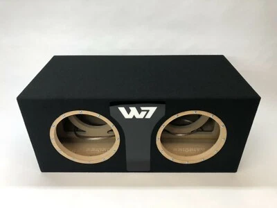 AV PRIORITY JL Audio 10w7AE dual sealed sub box SPECIAL EDITION with black plexi logo