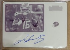 2022 Panini Contenders Variation Printing Plates Auto TREYLON BURKS (#1/1)