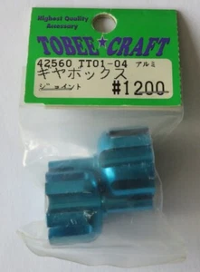 Tobee Craft giunto scatola ingranaggi alluminio blu per Tamiya TT01 NUOVO 42560 - Foto 1 di 1