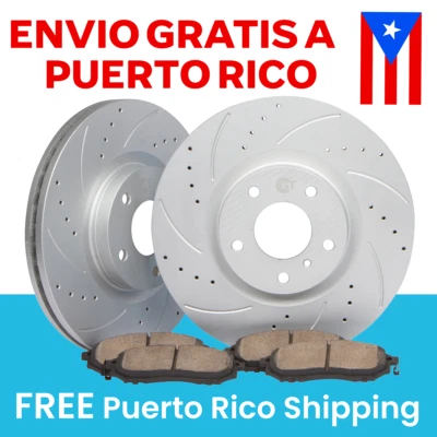 [Delanteros] Rotores y Pastillas de Freno 6 Pernos para Toyota Tacoma, 4Runner Foto 1 de 4