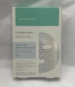 Máscara de hoja Patchology Milk Peeling FlashMasque - 4 máscaras en caja - nueva sellada - Imagen 1 de 2