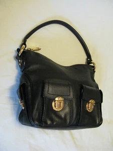 Marc Jacobs Collection 'Blake' Black Multi-Pocket Hobo Bag Gilmore Style - Picture 1 of 11