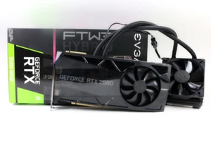 EVGA GeForce RTX 2080 SUPER FTW3 Hybrid GPU w/Box | 1yr Warranty, Fast Ship! - Picture 1 of 7