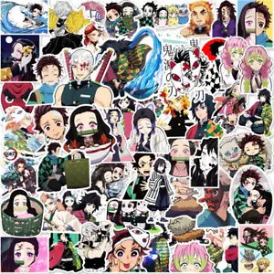 50pcs Demon Slayer Waterproof Stickers Pack Laptop Phone Car Skate - Picture 1 of 7