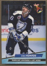 1992-93 Fleer Ultra #412 Chris Kontos Tampa Bay Lightning