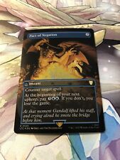 Pact Of Negation Borderless Foil Lord Of The Rings LTC MTG Magic Pack Fresh