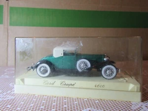 A345 Vintage Solido 4080 France Cord L29 Coupé 1929 Green Metallic 1:43 +Box - Picture 1 of 14