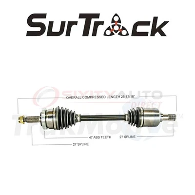 SurTrack CV Axle Shaft for 2006-2008 Hyundai Sonata 2.4L L4 - Constant cz Foto 1 de 4