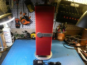 Sylvania SP269PL Red Portable Mini Bluetooth Tower Speaker Tested & Working - Picture 1 of 5