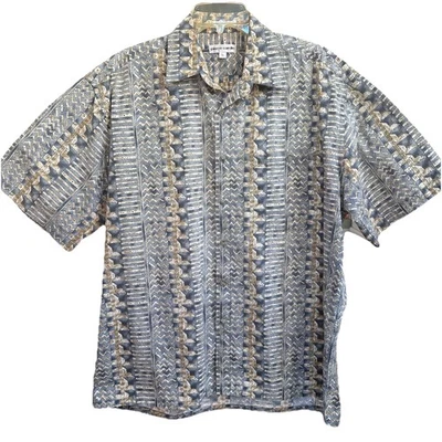 Pierre Cardin Men's Short Sleeve Button-Up Shirt, Size XL, 100% Cotton - Image 1 of 4