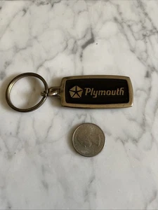 VTG  Enamel Plymouth Metal Key Chain by CARRIERS - Picture 1 of 2